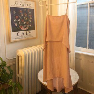 Banana Republic Dusty Pink Tiered Dress